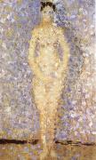 Georges Seurat Standing Female Nude oil on canvas